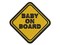 Baby On Board Pregnancy Sign Multi-Color Embroidered Iron-On or Hook & Loop Patch Applique